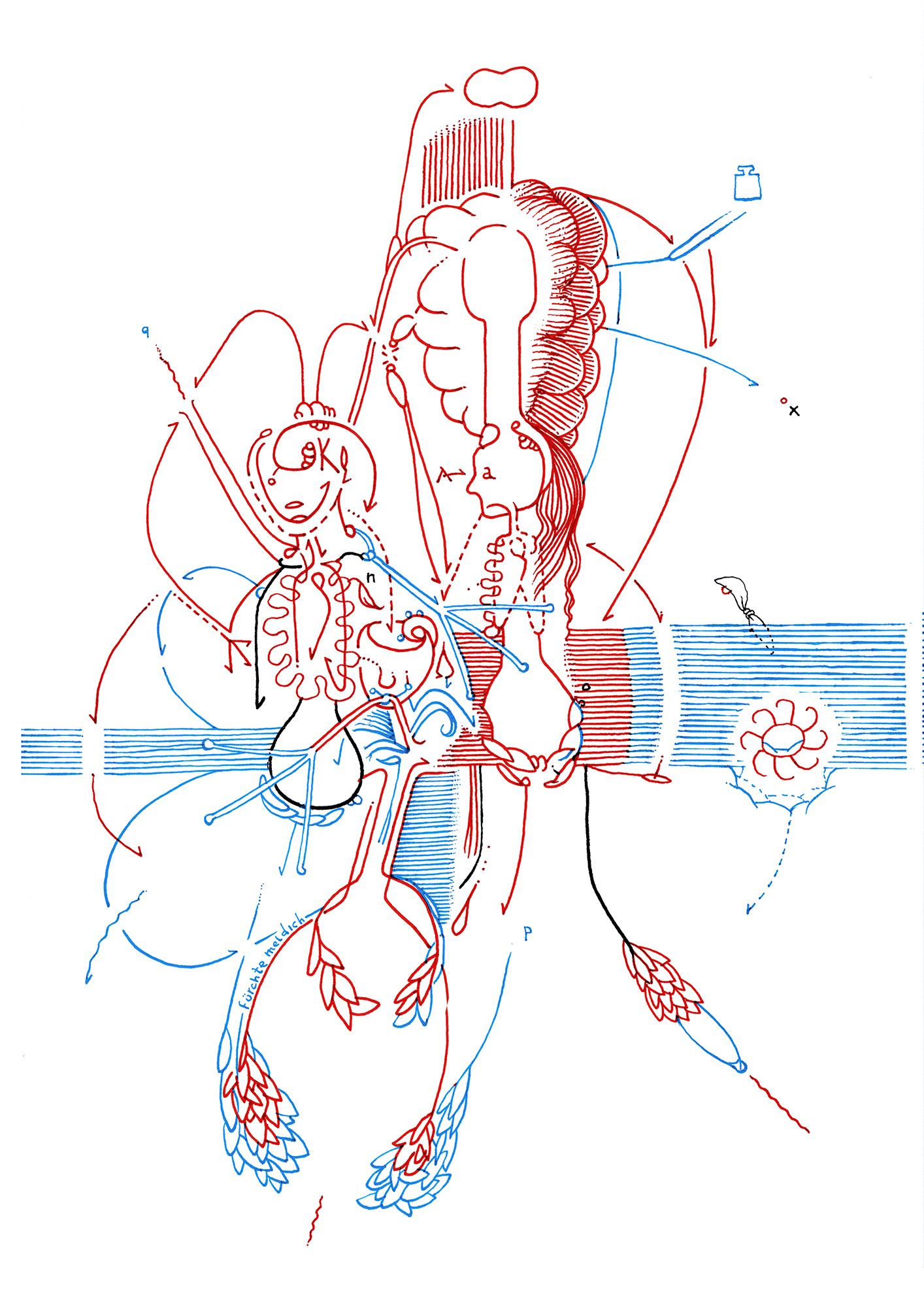 Hannes Kater Tageszeichnung (Zeichnung/drawing) vom 23.11.2024 (1414 x 2000 Pixel)