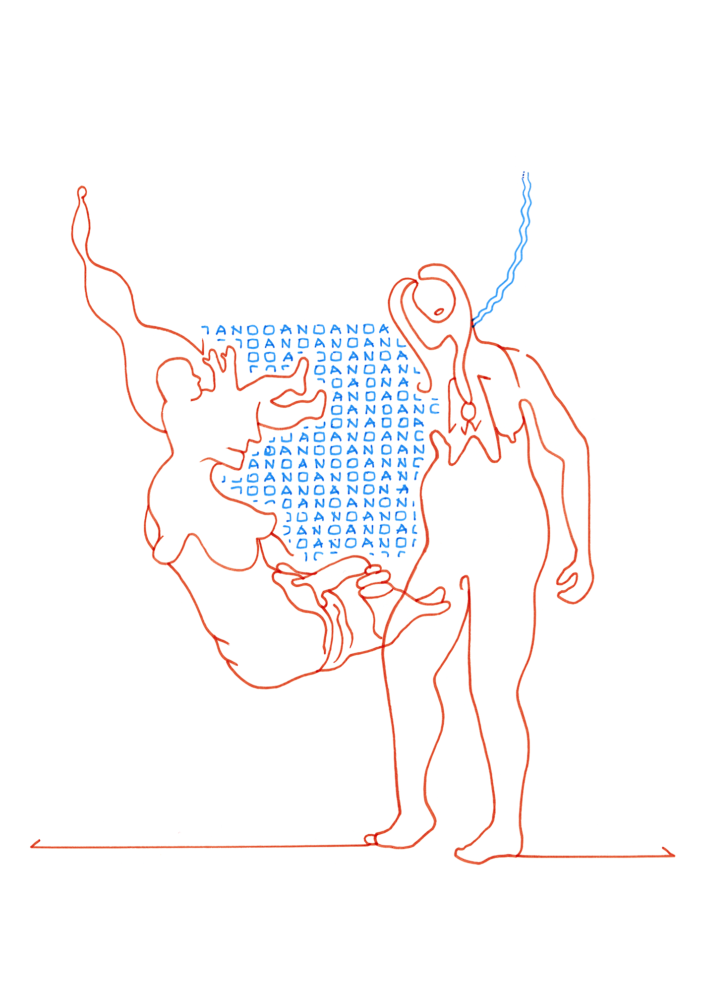 Hannes Kater  Tageszeichnung (Zeichnung/drawing) vom 11.04.2025 (1414 x 2000 Pixel)