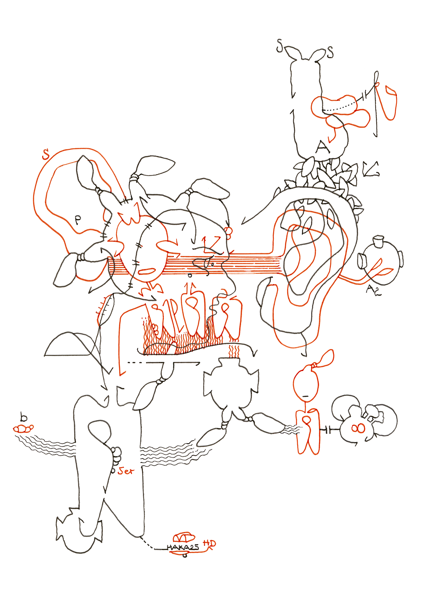 Hannes Kater  Tageszeichnung (Zeichnung/drawing) vom 07.05.2025 (1414 x 2000 Pixel)