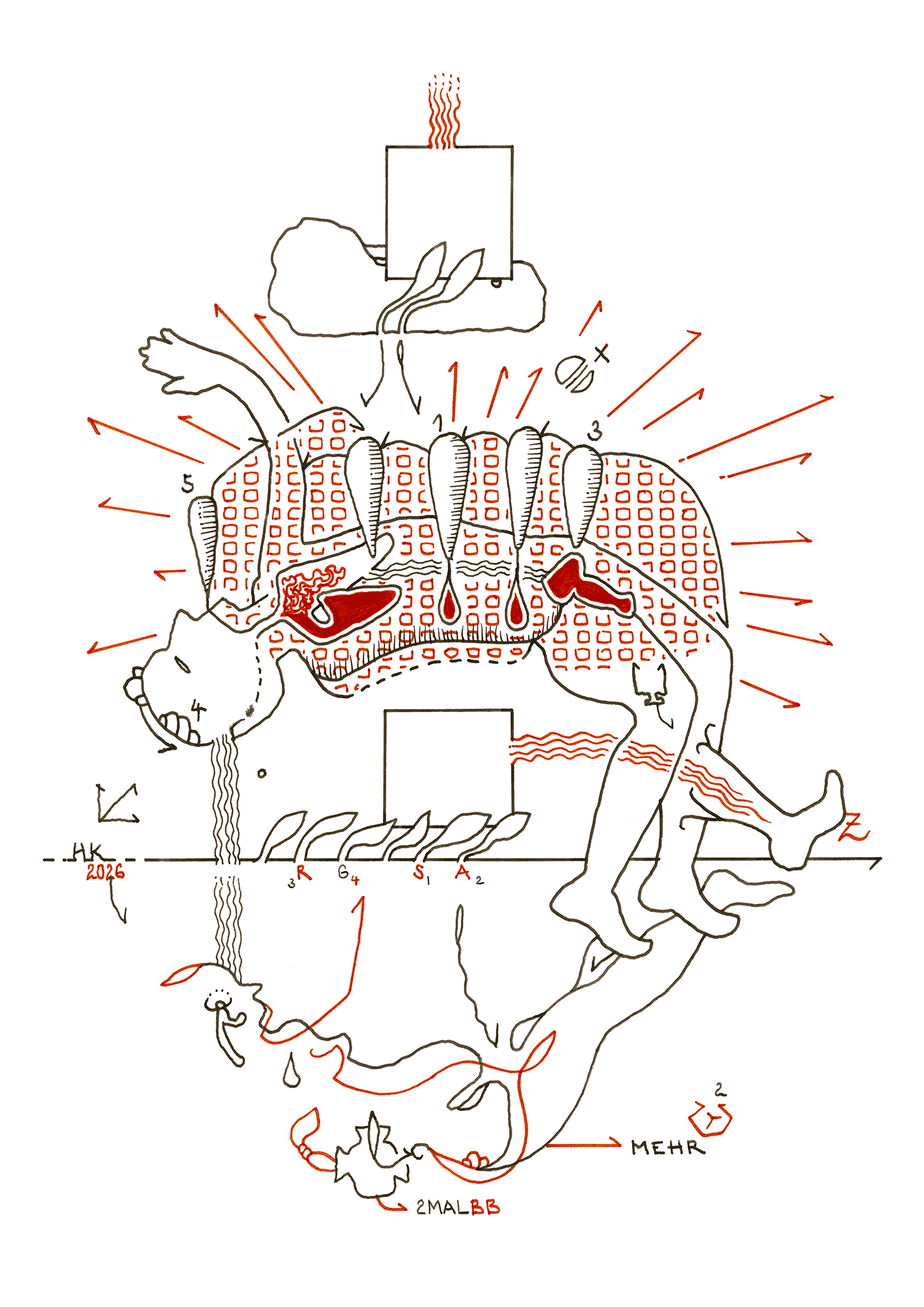 Hannes Kater  Lagezeichnung (Zeichnung/drawing) vom 26.04.2026 (1414 x 2000 Pixel)