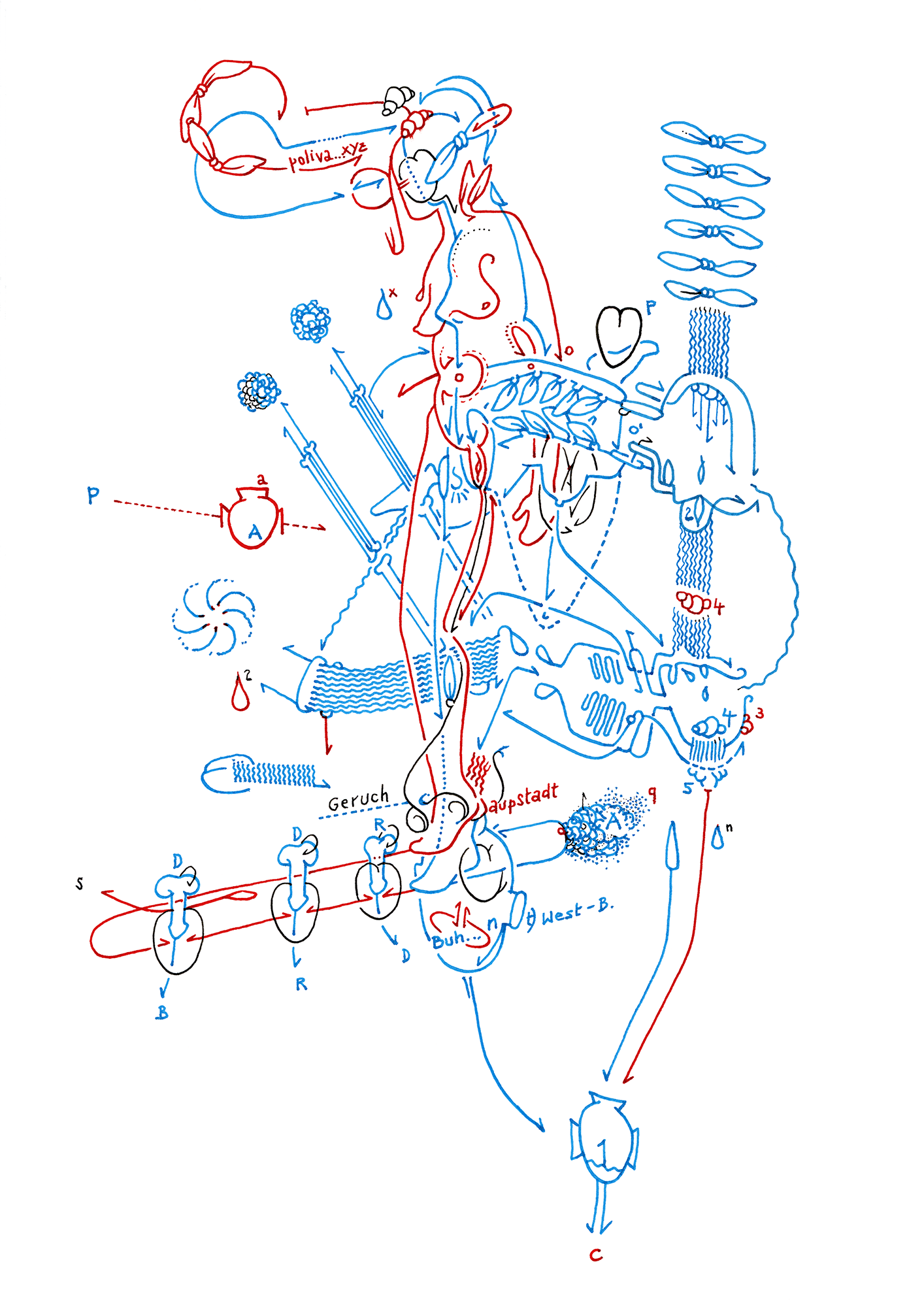 Hannes Kater  Tageszeichnung (Zeichnung/drawing) vom 06.10.2015 (1414 x 2000 Pixel)