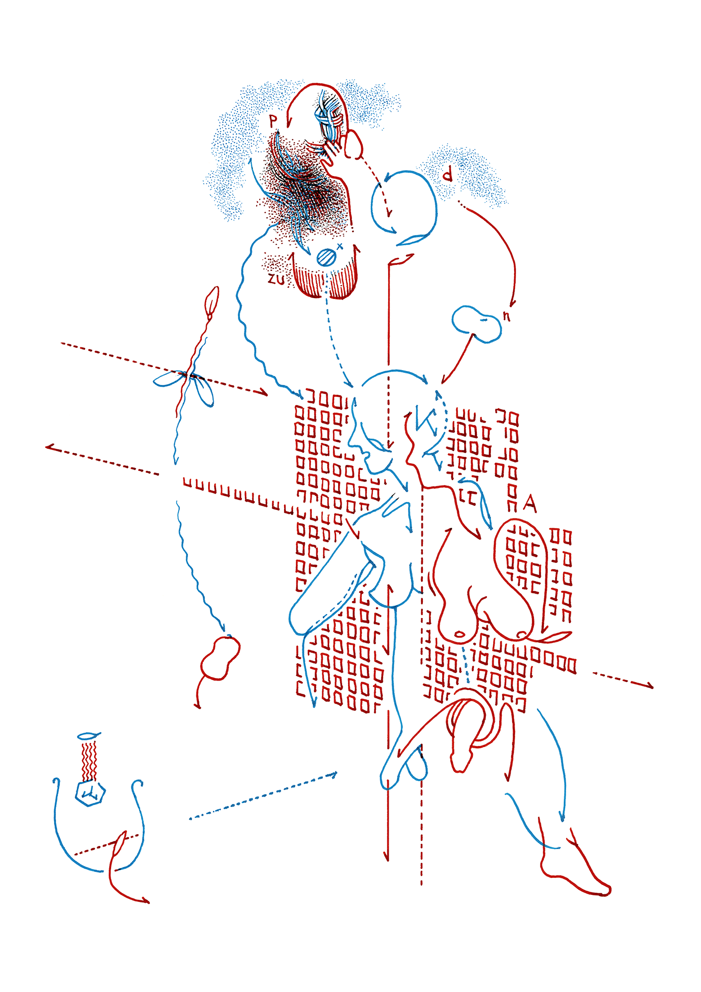 Hannes Kater  Tageszeichnung (Zeichnung/drawing) vom 24.10.2015 (1414 x 2000 Pixel)