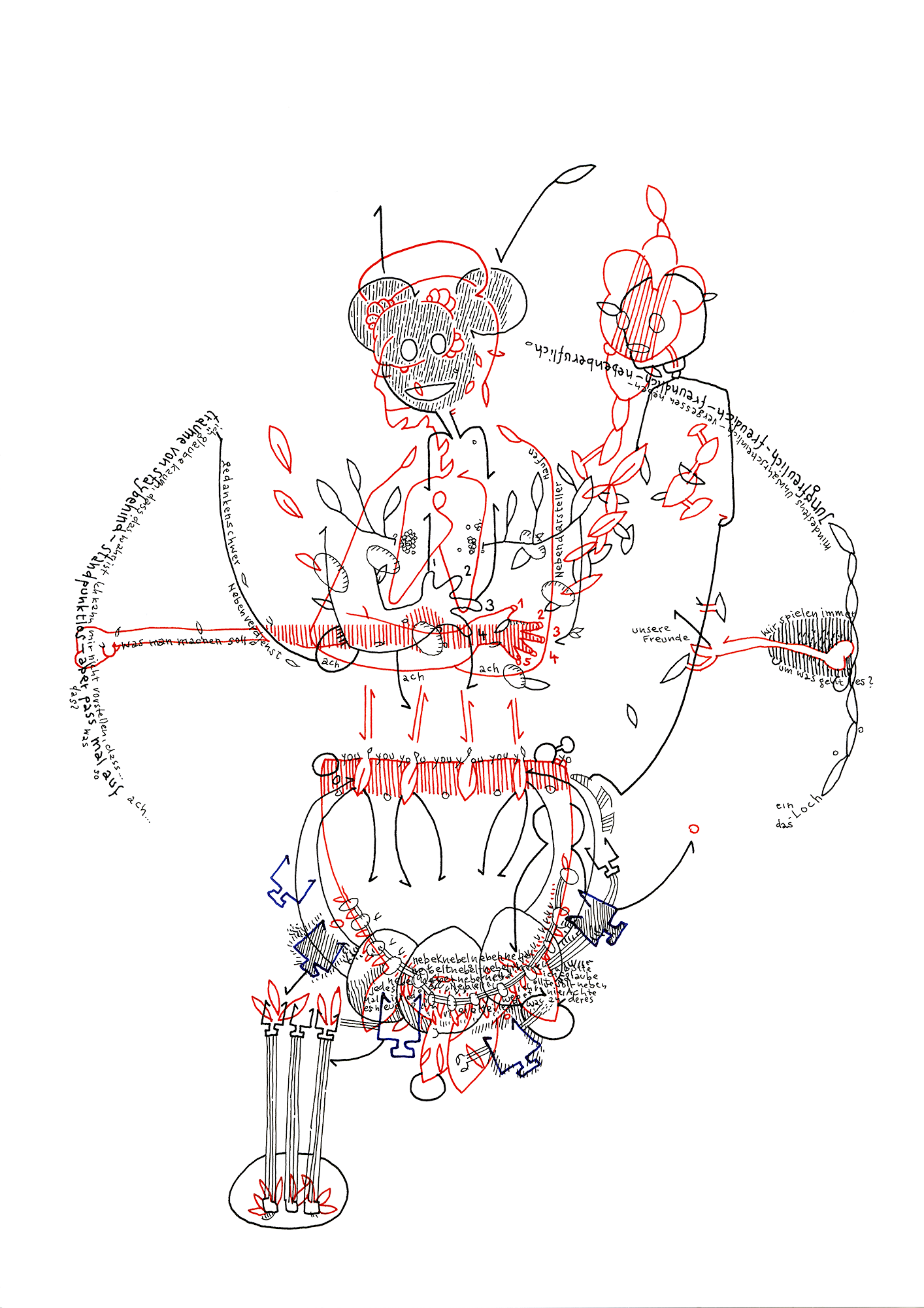 Hannes Kater  Tageszeichnung (Zeichnung/drawing) vom 04.12.2019 (1414 x 2000 Pixel)