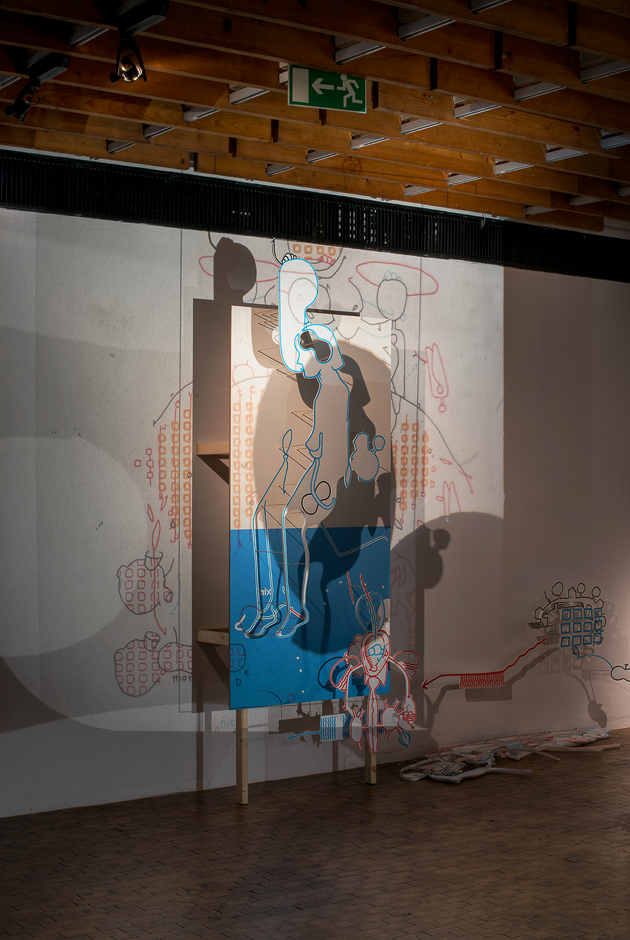 Hannes Kater: "überbrechen", AdK Berlin Saal 3, 2012