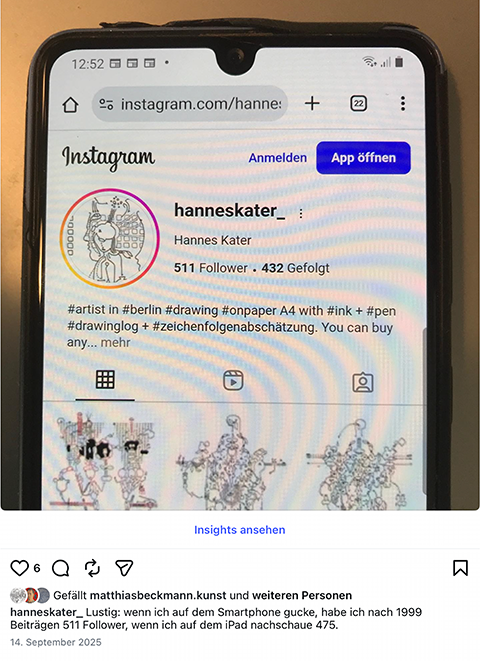 Instagram auf dem Smartphone
