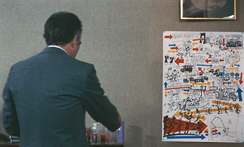 Kunstpfeil_111 (Gabriel Paris: "Circulation")  Screenshot aus dem Film "Die Dinge des Lebens" von Claude Sautet