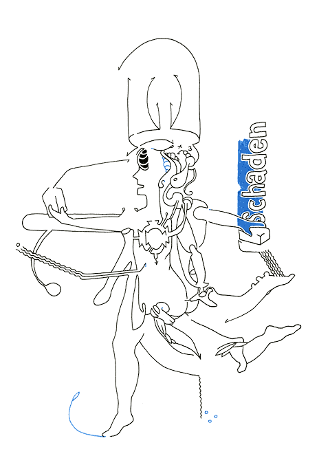 Hannes Kater - Zeichnung f&uuml;r den 08-09-2008