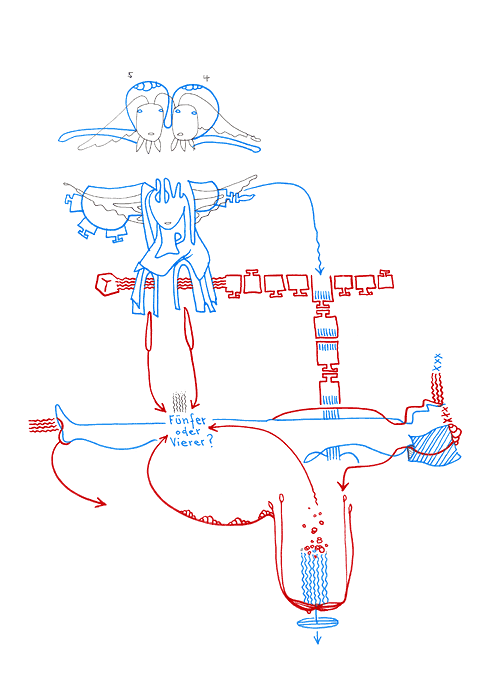 Hannes Kater - Zeichnung f&uuml;r den 30-07-2006