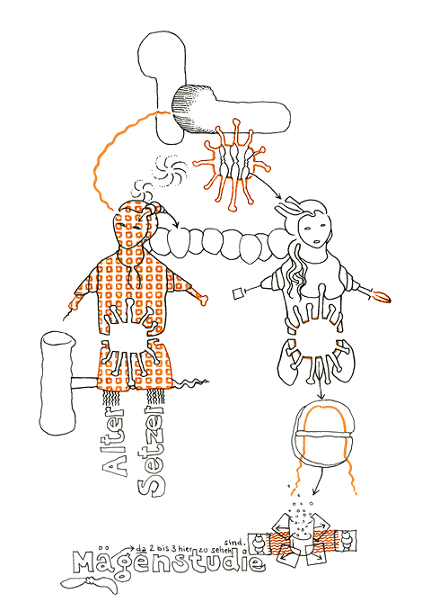 Hannes Kater - drawing from 04/02/2005