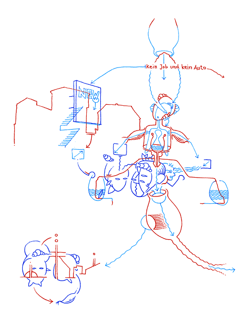 Hannes Kater - drawing from 03/07/2004