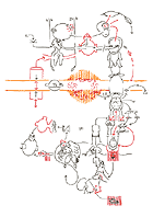 Hannes Kater: Auftragszeichnung Nr. 92_3 - 139x198 Pixel