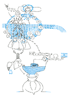 Hannes Kater: Auftragszeichnung Nr. 93 - 140x199 Pixel