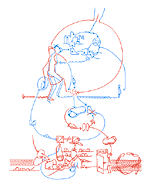 Hannes Kater: made-to-order drawing / Letter Nr. 135_1 - 151x195 Pixel