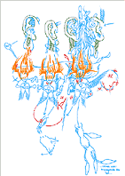 Hannes Kater - drawing 21/2001